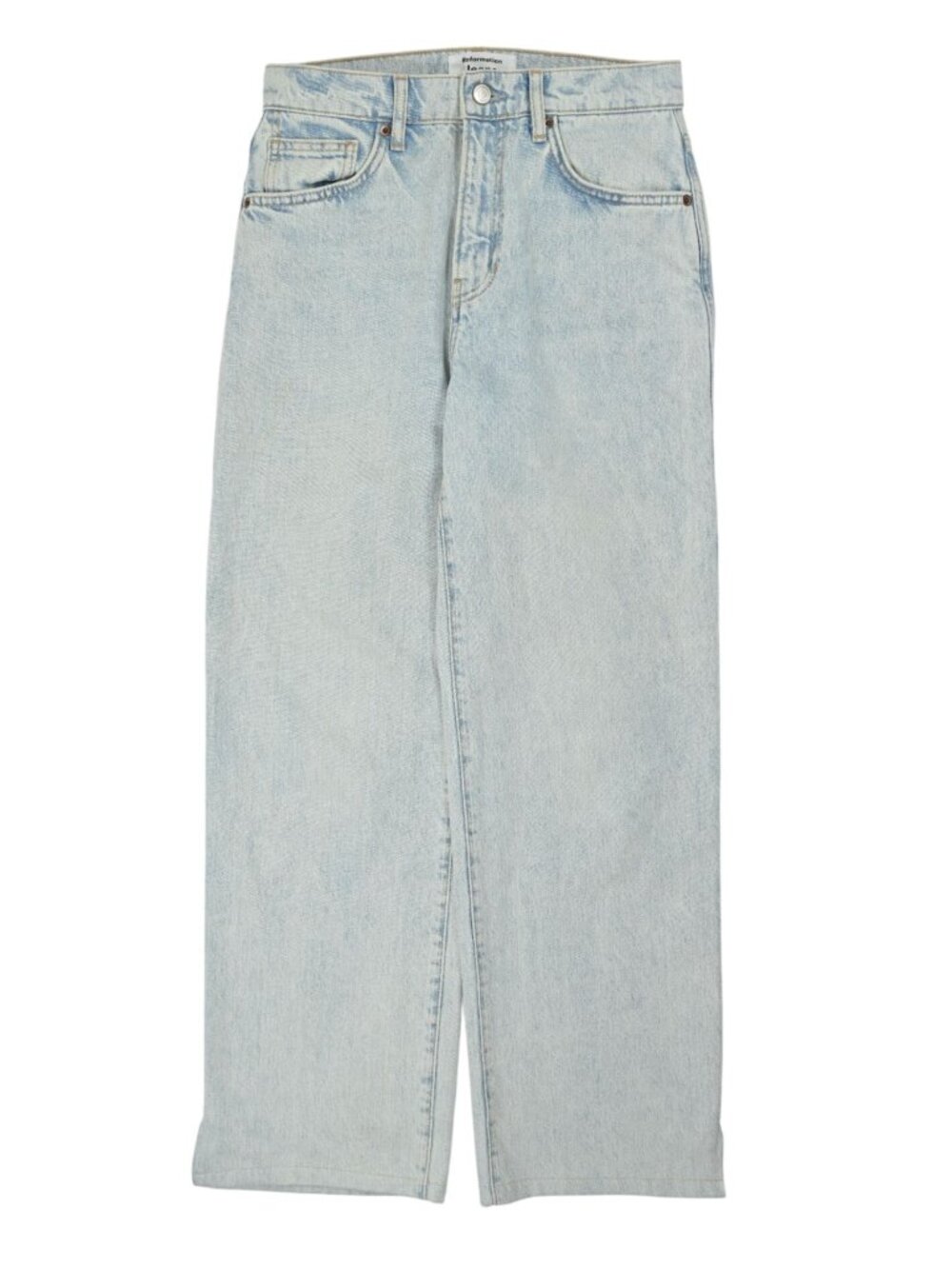 Reformation Val 90s Mid Rise Straight Jeans in Blue